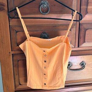 POL Peach Coral Sleeveless Top Size Medium NWOT